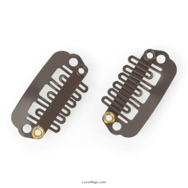 SMALL CLIP M # DARK BROWN