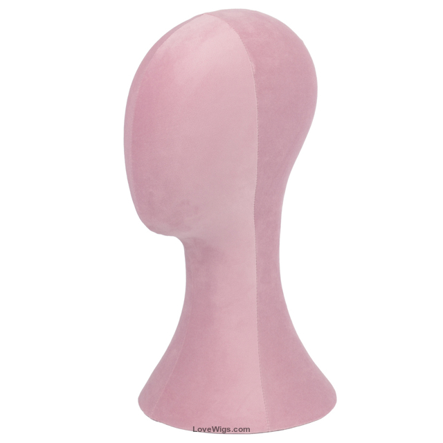 VELVET WIG HEAD – PINK