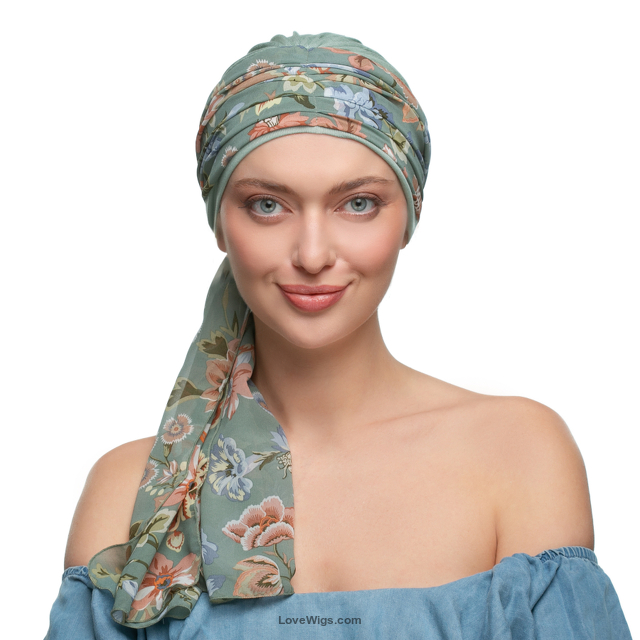 TURBAN BEATA # SZ-5+BM121 ZIELONY
