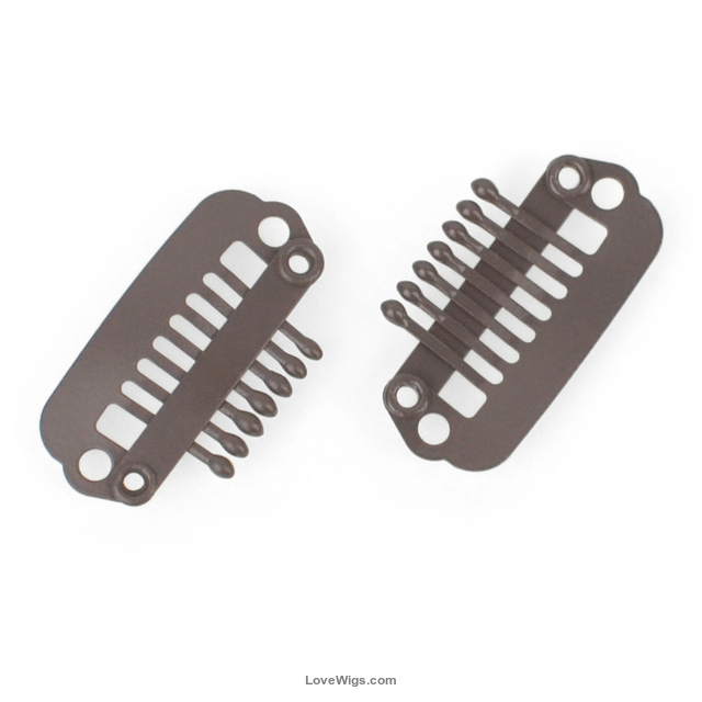 SMALL CLIP S # DARK BROWN