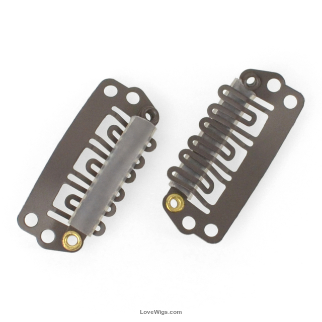 MEDIUM CLIP K # DARK BROWN