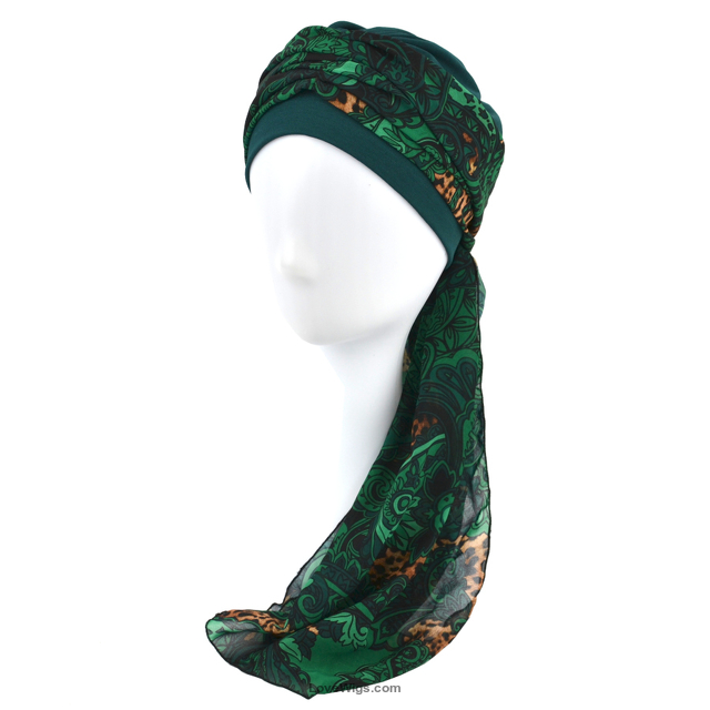 TURBAN BEATA # SZ-11+BM13 ZIELONY