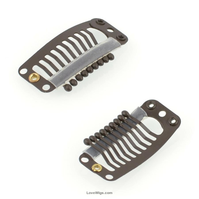 MEDIUM CLIP N # DARK BROWN