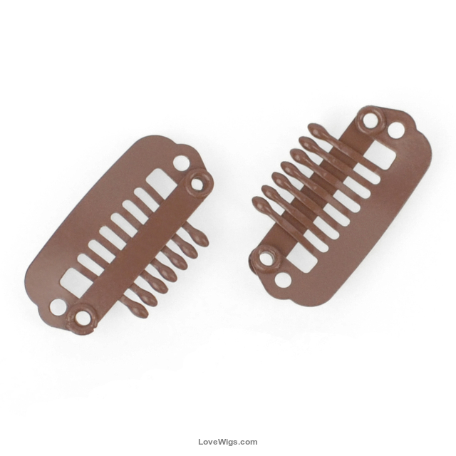 SMALL CLIP S # MEDIUM BROWN