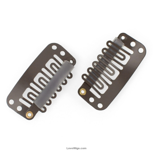 MEDIUM CLIP L # DARK BROWN